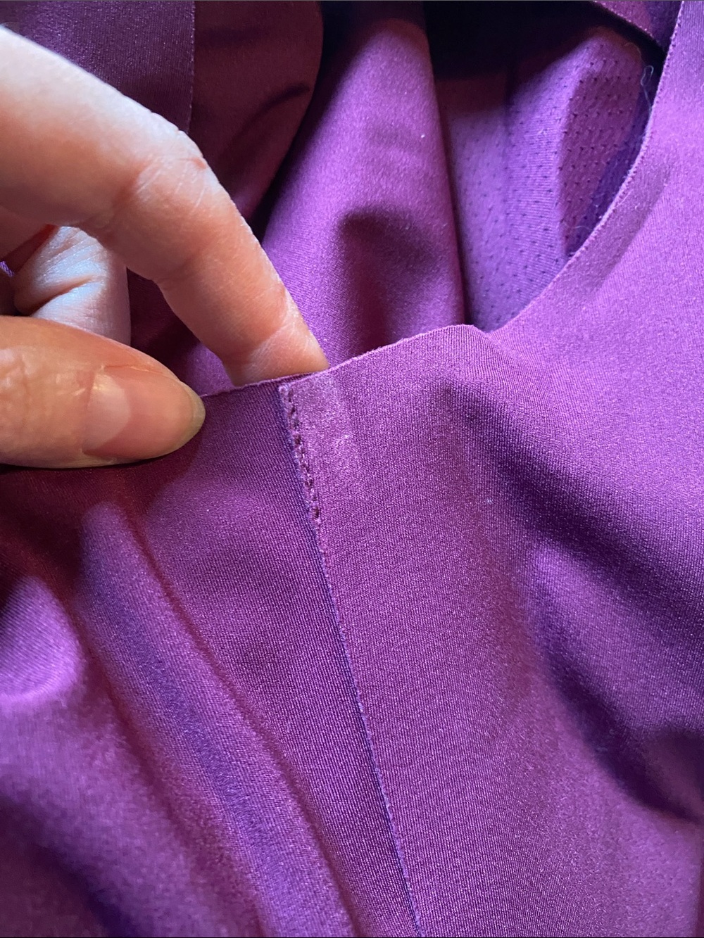 Knix LuxeLift Cami Supportive Wireless Bra Top in Plum Minimalist Size XL - Picture 10 of 11